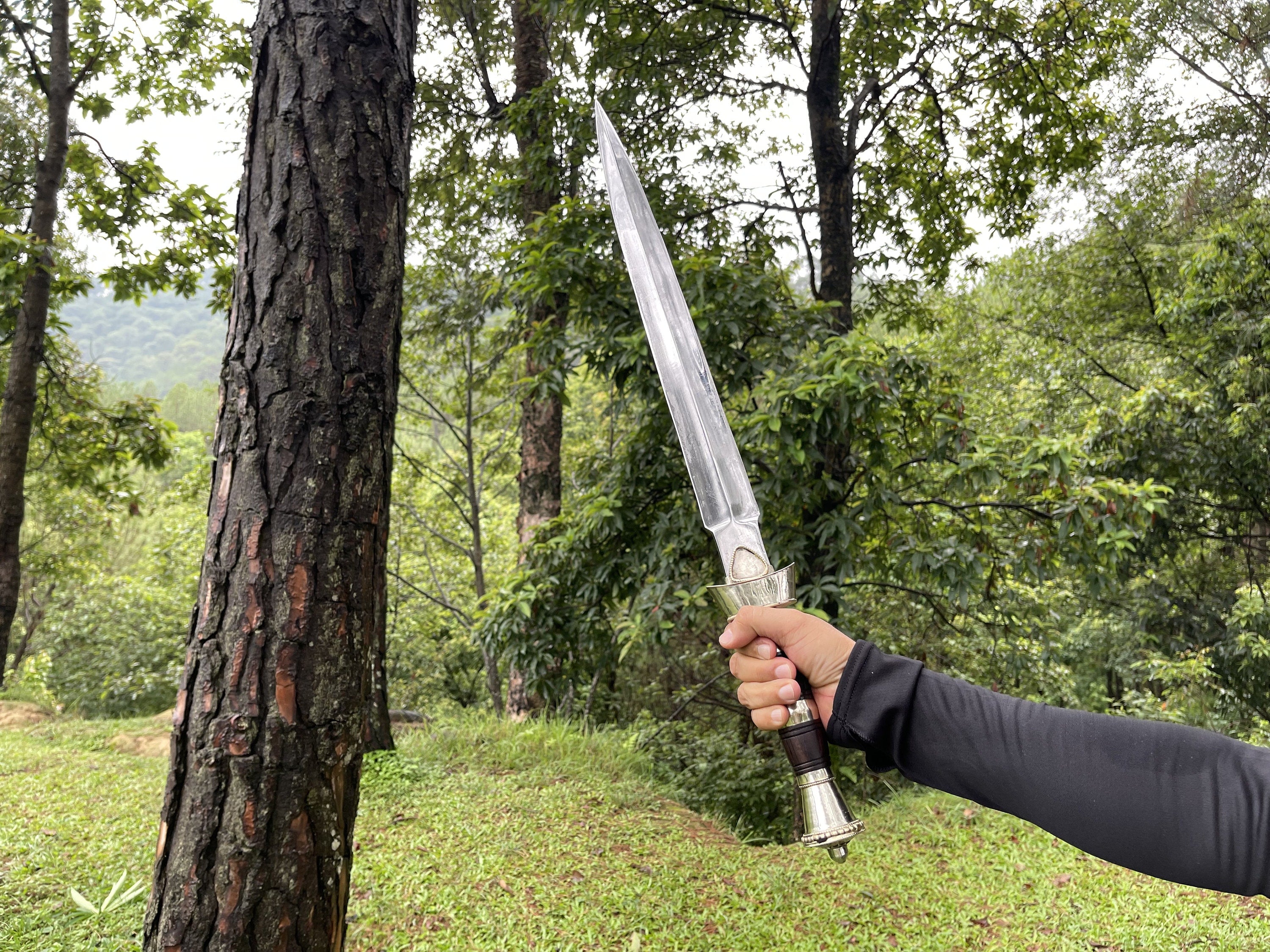 18‑Inch Hand‑Forged Viking Gladius Sword | Decorative Heritage Collectible - FWOSI