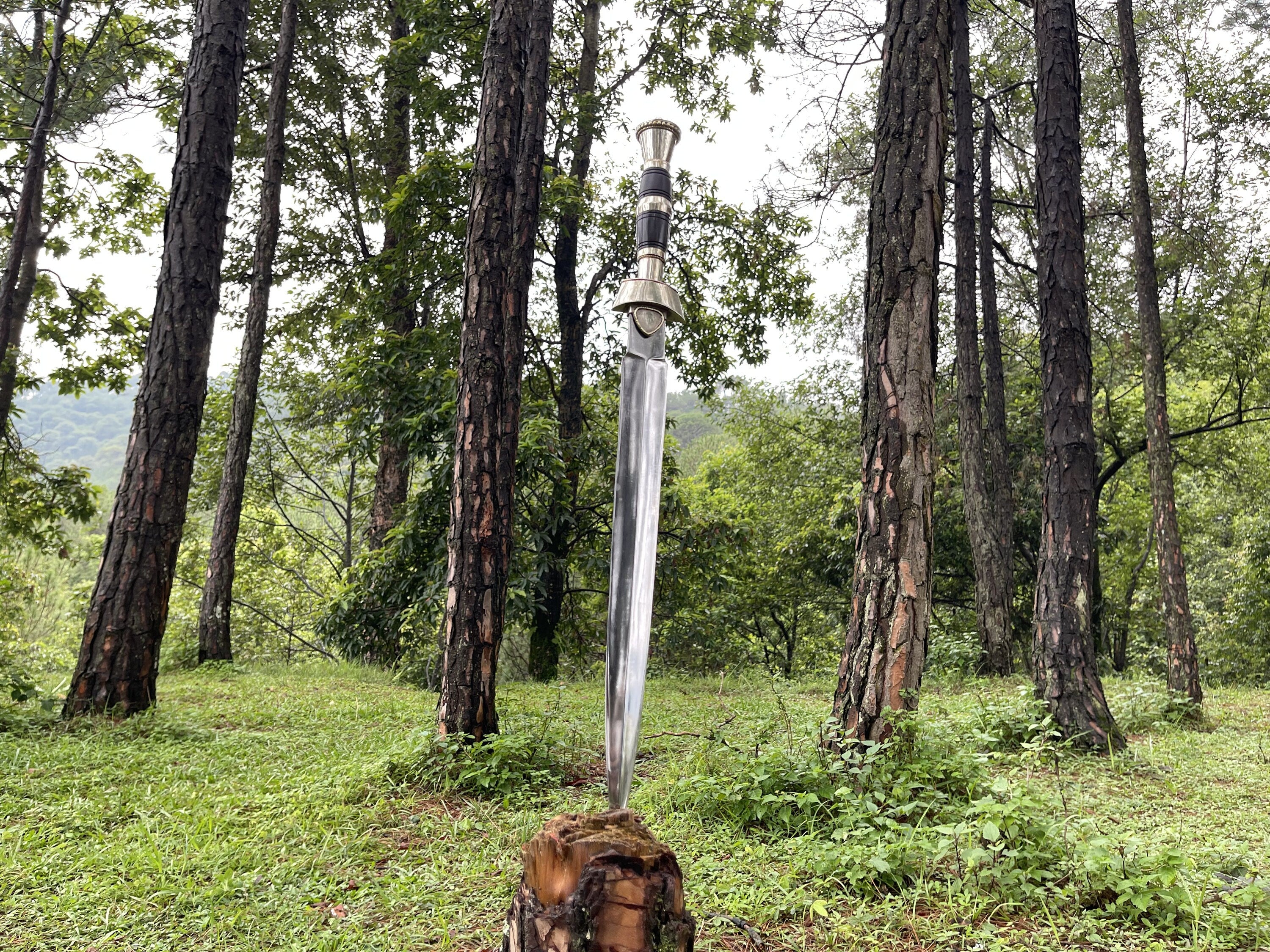 18‑Inch Hand‑Forged Viking Gladius Sword | Decorative Heritage Collectible - FWOSI