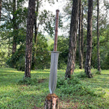 18 Inch Viking Spear - Hand Forged Carbon Steel Throwing Razor Machete - FWOSI