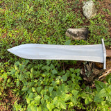 18 Inch Viking Spear - Hand Forged Carbon Steel Throwing Razor Machete - FWOSI