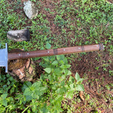 18 Inch Viking Spear - Hand Forged Carbon Steel Throwing Razor Machete - FWOSI