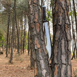 19.5 Inch Hand forged Machete | Survival Tool |Truck Leaf Spring | Full Tang Knife | Balance water tempered - FWOSI