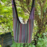 Screen Print Boho Shoulder Bag