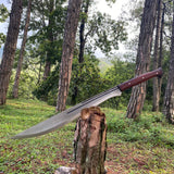 21 Inch Hand-Forged Eli Machete - Viking Collectible Machete Replica for Decor