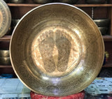 21 Inch Tibetan Singing Bowl with Mallet & Cushion | Mindfulness Bell Sound Bowl for Yoga, Healing, and Meditation - FWOSI