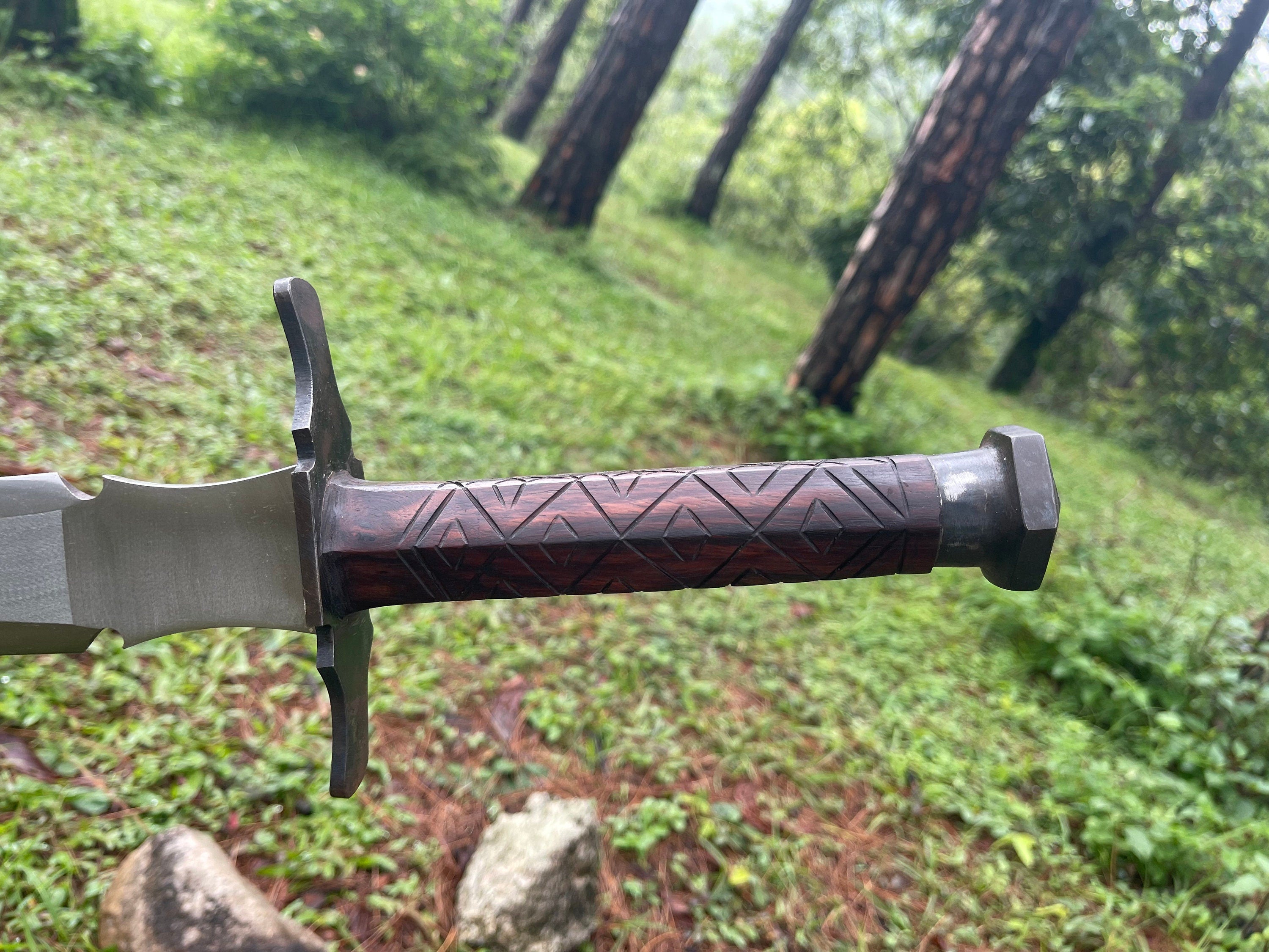 24‑Inch Hand‑Forged Viking Sword | Decorative Heritage Collectible - FWOSI
