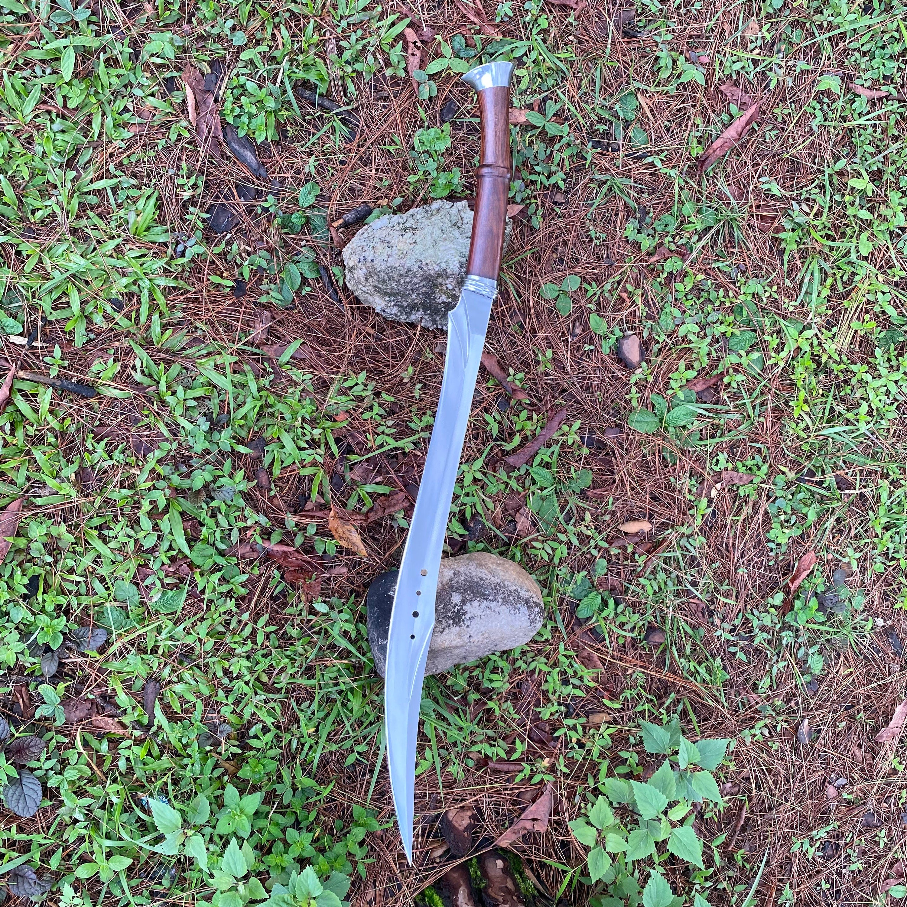 26‑Inch Hand‑Forged Shivapuri Sword | Decorative Heritage Collectible - FWOSI