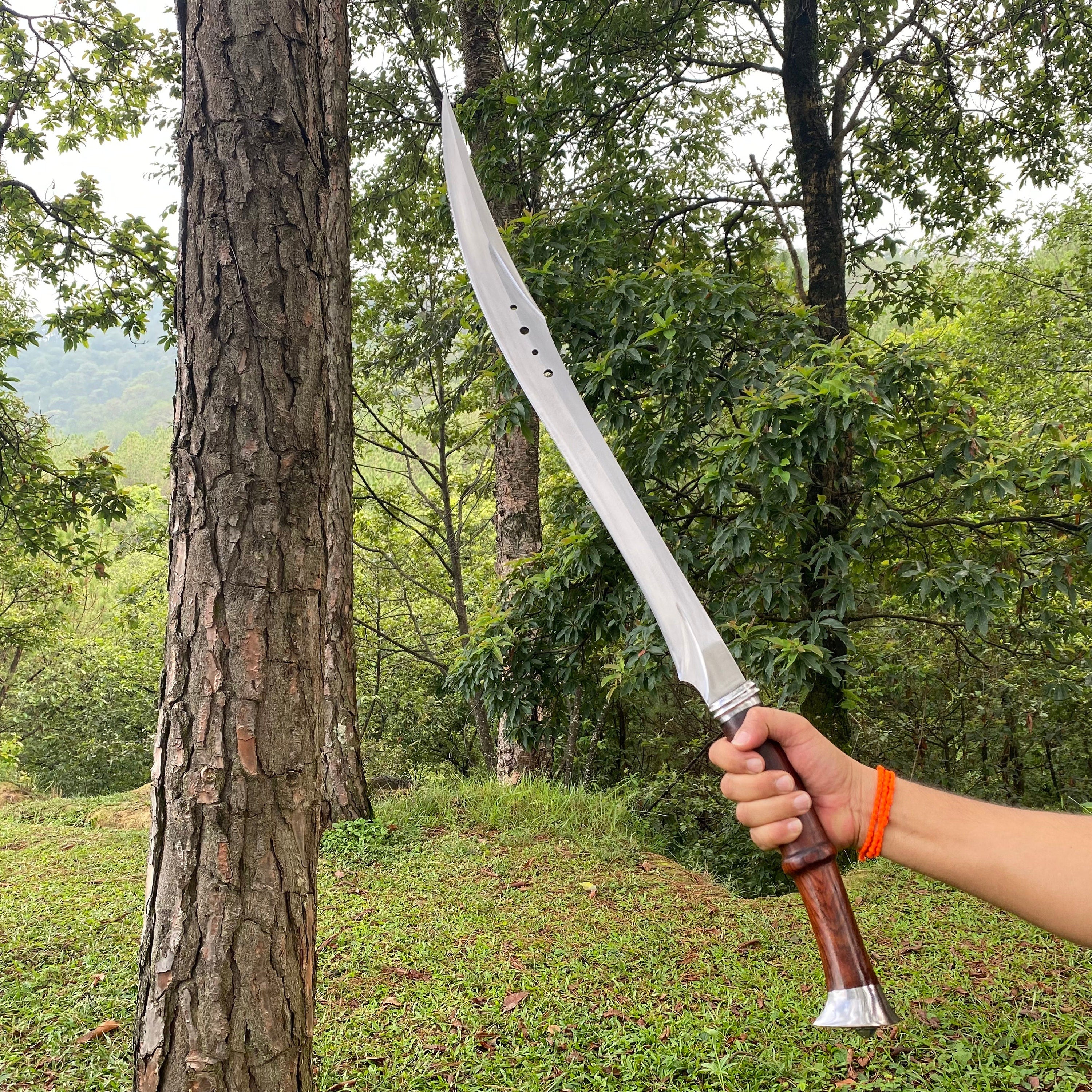 26‑Inch Hand‑Forged Shivapuri Sword | Decorative Heritage Collectible - FWOSI