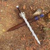 27-Inch Hand-Forged Viking Sword - Decorative Heritage Collectible - FWOSI