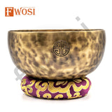 5.5 Inch Full Moon Tibetan Singing Bowl Mallet | Antique Meditation Ring Healing Sound Bowl | Copper Bowl | Offering Bowl | Mindfulness Gift - FWOSI