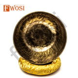 6.5 Inch Full Moon Tibetan Singing Bowl Mallet | Antique Meditation Ring Healing Sound Bowl | Copper Bowl | Offering Bowl | Mindfulness Gift - FWOSI