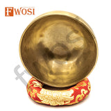 6 Inch Tibetan Singing Bowl Mallet | Antique Meditation Ring Sound Bowl | Copper Bowl | Offering Bowl | Mindfulness Gift | Stress Relief - FWOSI
