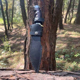 7-Inch Handmade Cleaver Knife - Premium Carbon Steel Collectible Gift - FWOSI