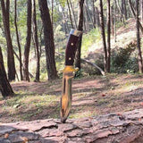7-Inch Handmade Cleaver Knife - Premium Carbon Steel Collectible Gift - FWOSI