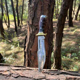 7-Inch Handmade Cleaver Knife - Premium Carbon Steel Collectible Gift - FWOSI