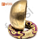 7 Inch Tibetan Singing Bowl Mallet | Antique Meditation Ring Sound Bowl | Copper Bowl | Offering Bowl | Mindfulness Gift | Stress Relief - FWOSI