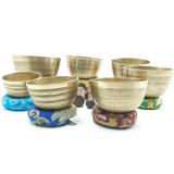 7 Tibetan Singing Bowl Meditation Set with Carry Case - FWOSI