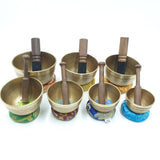 7 Tibetan Singing Bowl Meditation Set with Carry Case - FWOSI