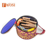 7 Tibetan Singing Bowl Meditation Set with Carry Case, Mallet, Striker, Cushion | Antique Instruments for Yoga, Chakra Healing - FWOSI