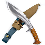 Custom Hand made Kukri Knife | 10 Inches Blade Iraqui Combat Khukuri Knife - Outdoor Hunting Camping Tactical Knife - FWOSI