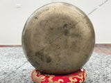 8 Inch Antique Tibetan Singing Bowl with Mallet | Full Moon Spiritual Mindfulness Bell Sound Bowl for Yoga, Meditation & Chakra Healing - FWOSI