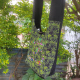 Hemp Leaf Print Crossbody Bag - FWOSI