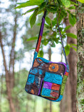 Fwosi Crossbody Bag - Cotton Patchwork Shoulder Bag for Stylish Convenience - FWOSI