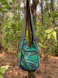 Fwosi Handmade Cotton Crossbody Bag - Lightweight and Stylish Everyday Accessory