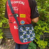 Fwosi Handmade Eco-Friendly Cotton Bag - Unique Patchwork Crossbody Design - FWOSI