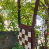 Fwosi Handmade Eco-Friendly Cotton Bag - Unique Patchwork Crossbody Design - FWOSI