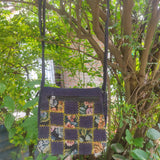 Fwosi Handmade Eco-Friendly Cotton Bag - Unique Patchwork Crossbody Design - FWOSI