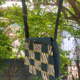 Fwosi Handmade Eco-Friendly Cotton Bag - Unique Patchwork Crossbody Design - FWOSI