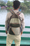 Fwosi Himalayan Handmade Canvas Bag - Durable Hemp Eco-Friendly Everyday Bag - FWOSI