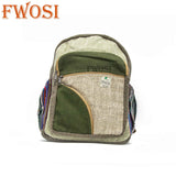 Fwosi Himalayan Handmade Canvas Bag - Durable Hemp Eco-Friendly Everyday Bag - FWOSI