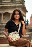 Fwosi Himalayan Handmade Hemp Shoulder Bag - Eco-Friendly Mini Tote for Everyday Use - FWOSI