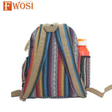 Fwosi Himalayan Hemp Hiking Backpack for Eco-Friendly Adventures - FWOSI