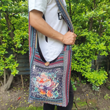 Fwosi Himalayan Screen Art Print Crossbody Bag - Stylish Cotton Accessory - FWOSI
