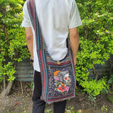 Fwosi Himalayan Screen Art Print Crossbody Bag - Stylish Cotton Accessory - FWOSI