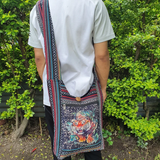 Fwosi Himalayan Screen Art Print Crossbody Bag - Stylish Cotton Accessory - FWOSI