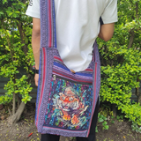 Fwosi Screen Art Print Bag - Stylish Cotton Shoulder Bag with Eco-Friendly Design - FWOSI