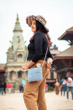 Fwosi Travel Cotton Backpacks with 2 Mini Handbags - Stylish and Versatile Travel Companion - FWOSI