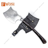 Hand-Forged Viking Axe | Traditional Collectible | Handmade with 5160 Leaf Spring Steel - FWOSI