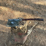 Hand-Forged Wooden Handle Axe - Traditional Artisan Collectible Decorative Viking-Style Axe - FWOSI