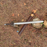 Handmade 20 Inch Viking Battle Sword | Carbon Steel Sword for Authentic Combat - FWOSI