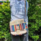 Hemp Hippie Crossbody Messenger Bag - FWOSI