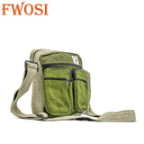 Hemp Crossbody Shoulder Bag - Eco-Friendly Hemp Crossbody Bag for Stylish Convenience - FWOSI