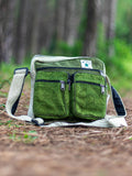 Hemp Crossbody Shoulder Bag - Eco-Friendly Hemp Crossbody Bag for Stylish Convenience - FWOSI