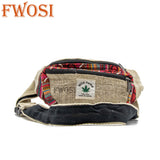 Hemp Fanny Pack - Eco-Friendly Hemp Hippie Fanny Pack for Trendy Adventures - FWOSI