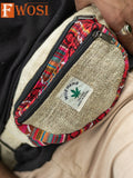 Hemp Fanny Pack - Eco-Friendly Hemp Hippie Fanny Pack for Trendy Adventures - FWOSI