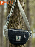 Hemp Fanny Pack Sling Bag for Eco-Friendly Style and Convenience - FWOSI